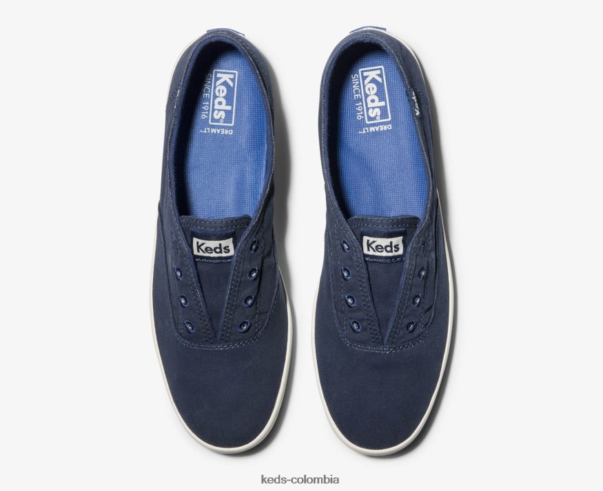 RF0RND43 Zapatilla sin cordones lavable Chillax azul mujer Keds