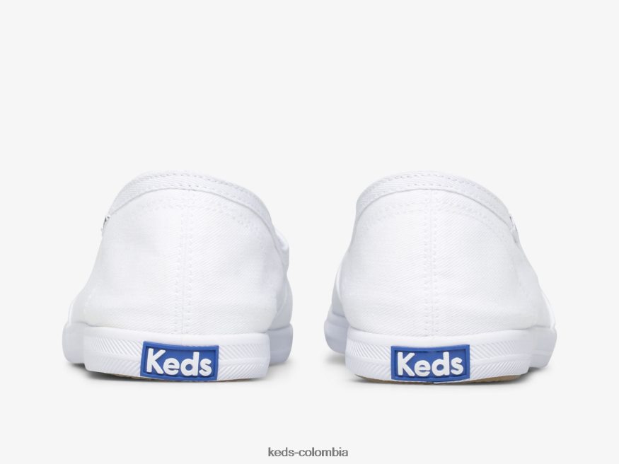 RF0RND4 tenis sin cordones chillax mini de sarga blanco mujer Keds