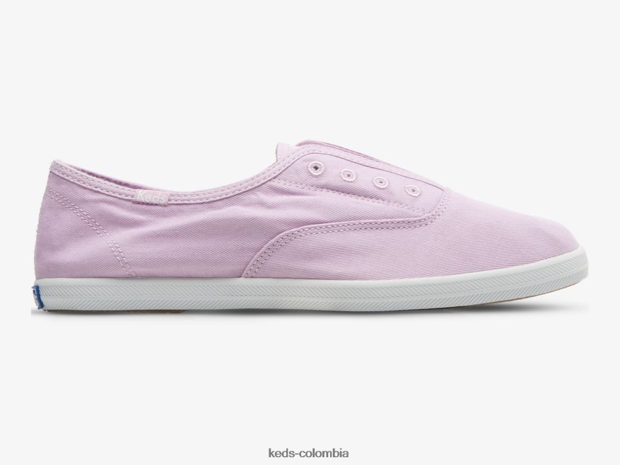 RF0RND61 Zapatilla sin cordones de sarga lavable Chillax lila mujer Keds