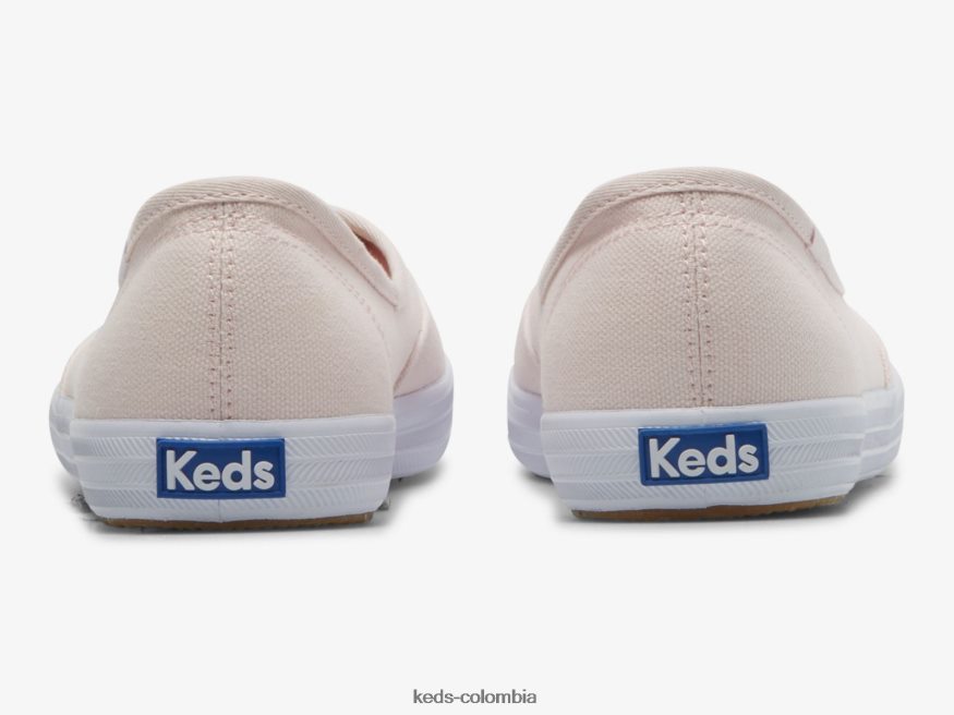 RF0RND6 la mini zapatilla de lona sin cordones Rosa claro mujer Keds