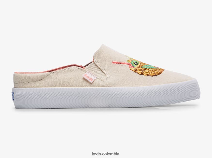 RF0RND15 Zapatilla sin cordones Kickback Mule Cocktails natural mujer Keds