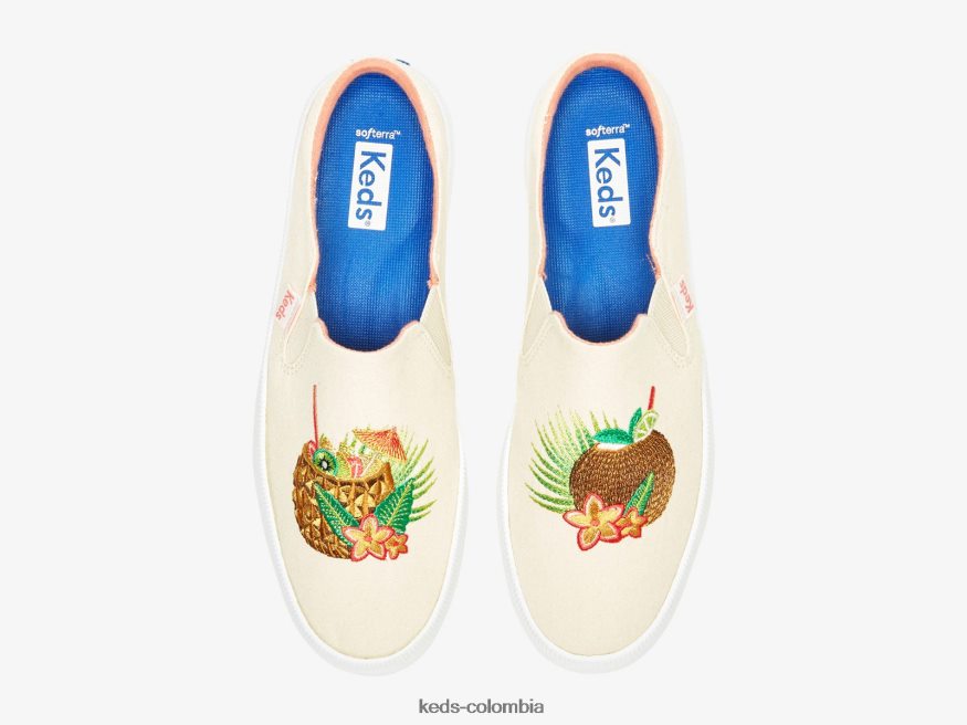 RF0RND15 Zapatilla sin cordones Kickback Mule Cocktails natural mujer Keds