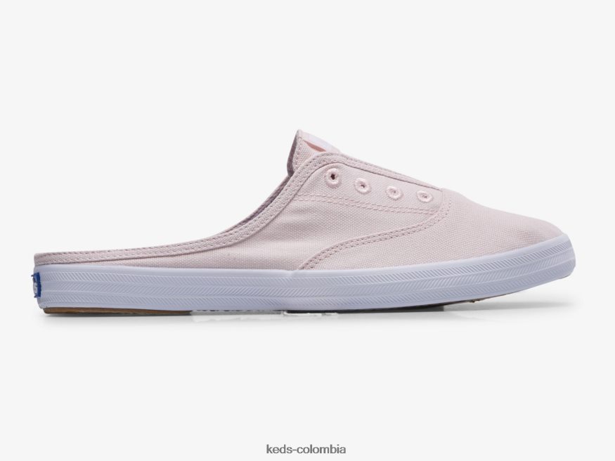 RF0RND53 Zapatilla moxie mule de sarga lavada Rosa claro mujer Keds