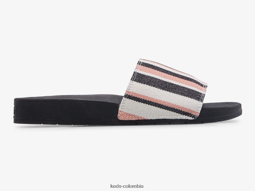 RF0RND17 felicidad ecológica sin cordones negro múltiple mujer Keds