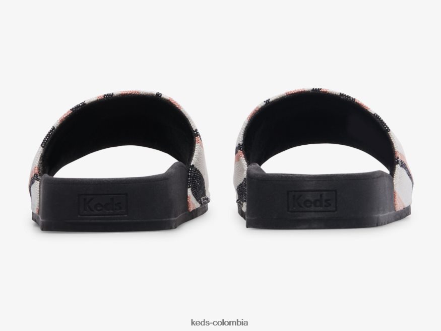 RF0RND17 felicidad ecológica sin cordones negro múltiple mujer Keds
