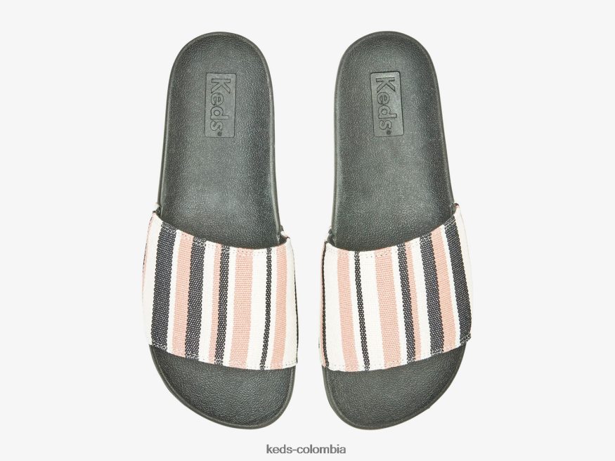 RF0RND17 felicidad ecológica sin cordones negro múltiple mujer Keds