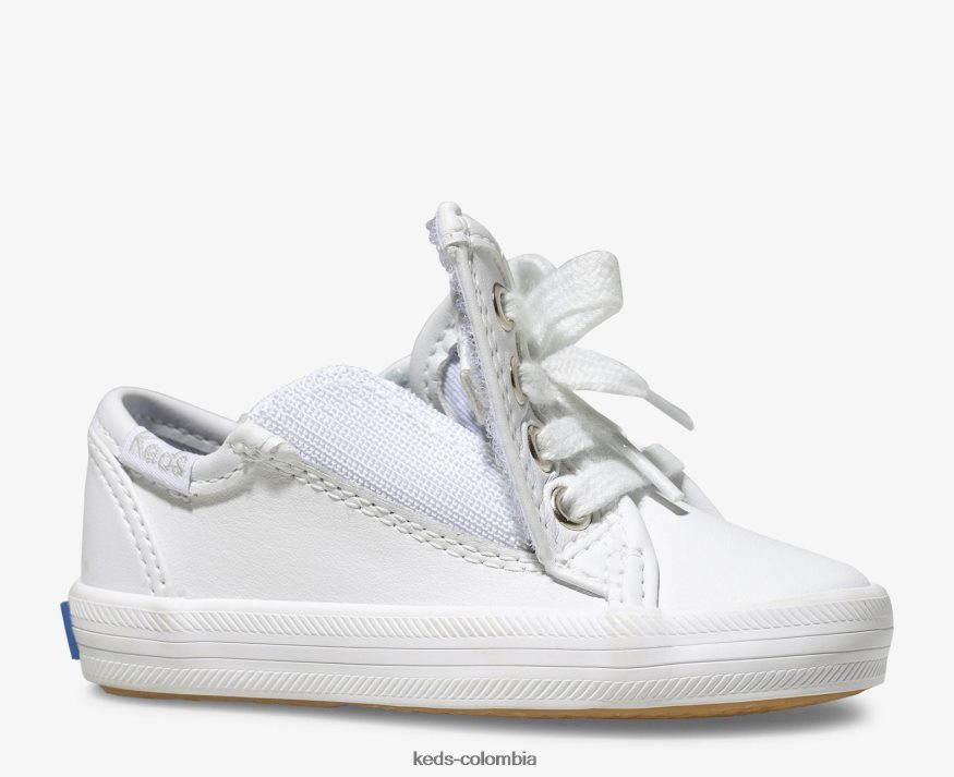 RF0RND228 kickstart jr. zapatilla de cuero suave niño grande Keds