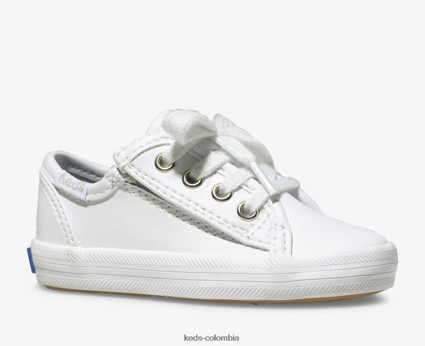 RF0RND228 kickstart jr. zapatilla de cuero suave niño grande Keds