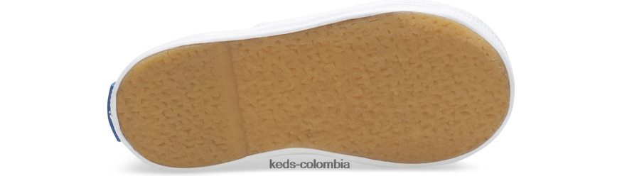 RF0RND231 tenis campeones con puntera cuero blanco niño pequeño Keds
