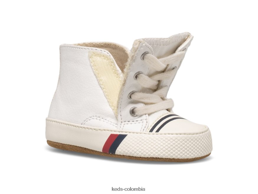 RF0RND267 zapatillas de cuna royal hi blanco niño pequeño Keds