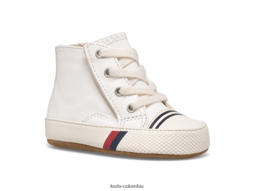 RF0RND267 zapatillas de cuna royal hi blanco niño pequeño Keds