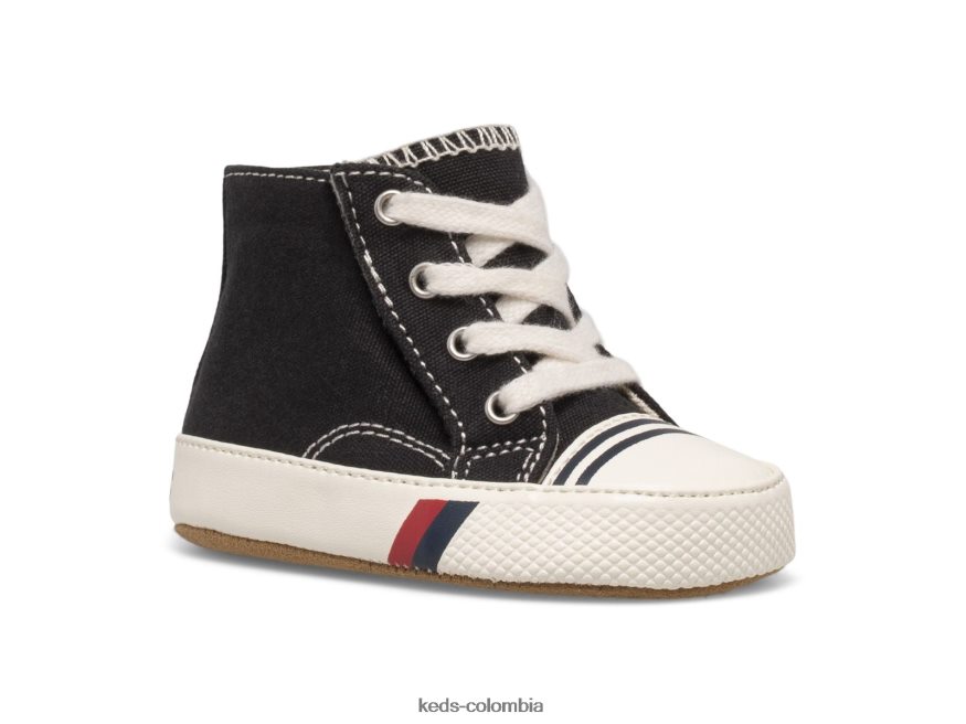 RF0RND268 zapatillas de cuna royal hi negro niño pequeño Keds